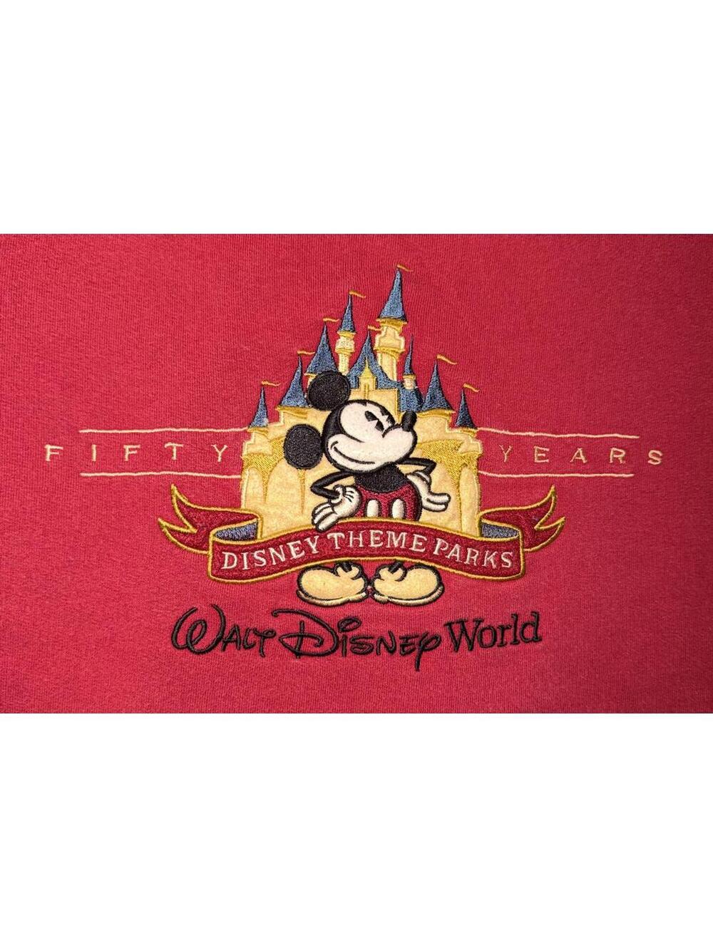 Walt Disney World 50th Anniversary Red Hoodie, Size XXL - Picture 8 of 10